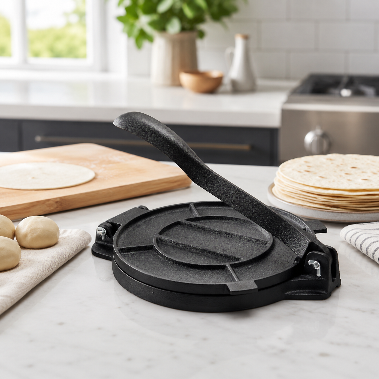 Pressa per tortilla in ghisa