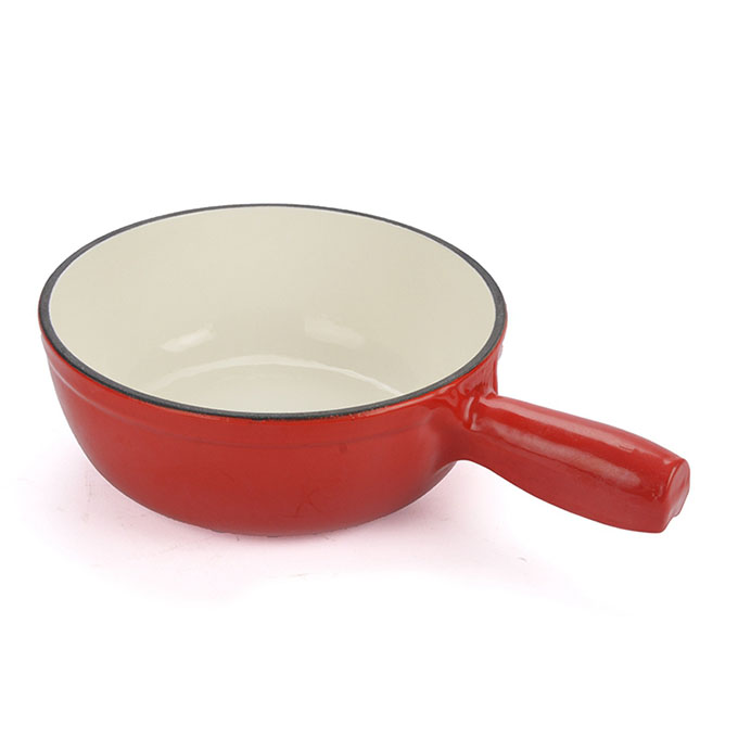 Pentola per fonduta smaltata