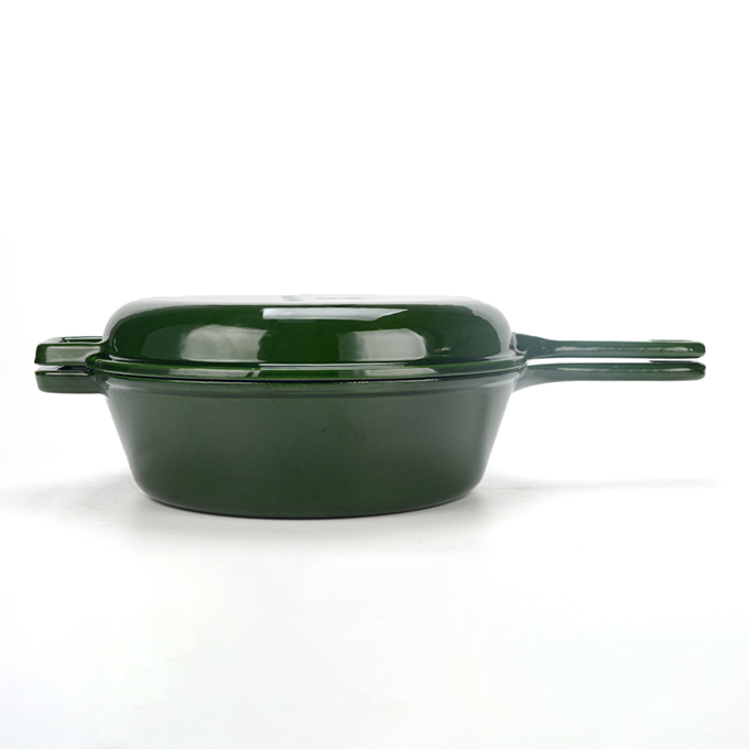 Casseruola smaltata 2 usi da 26 cm