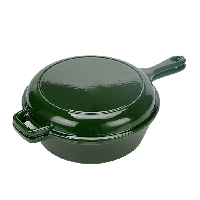 Casseruola smaltata 2 usi da 26 cm