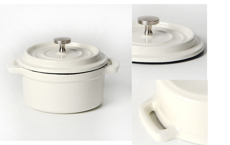 Mini forno olandese in ghisa smaltata