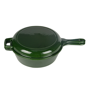 Casseruola smaltata 2 usi da 26 cm