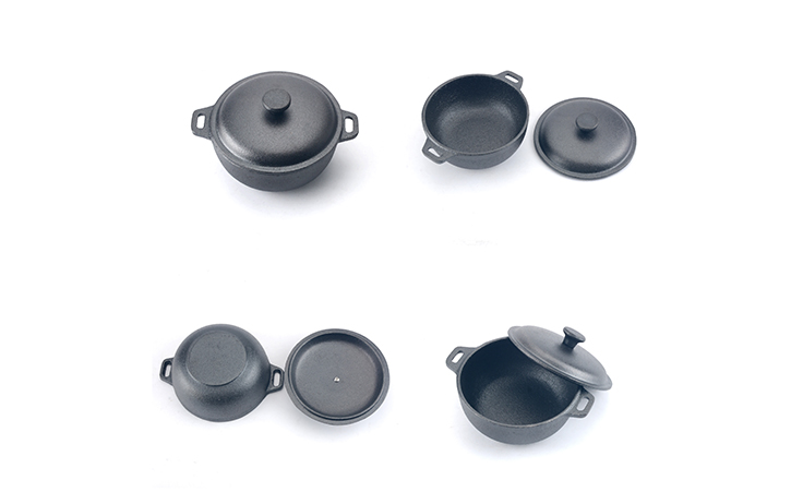 Mini forno olandese in ghisa da 10 cm