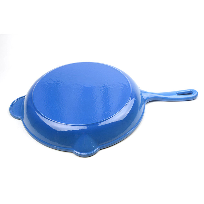 Padella in ghisa smaltata da 30 cm con due manici