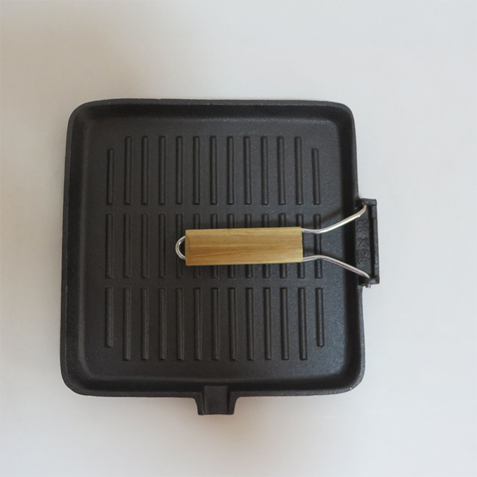 Griglia in ghisa pre-condita con olio vegetale