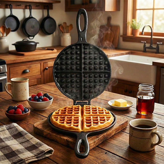 Fabbrica di Waffle in ghisa