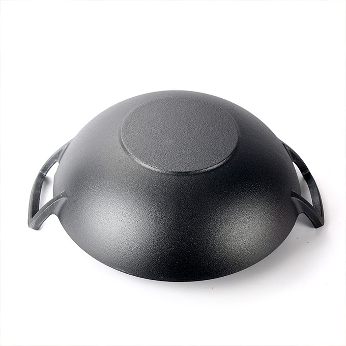 Wok in ghisa da 31 cm con coperchio