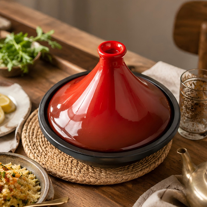 Pentola per tagine in ghisa smaltata