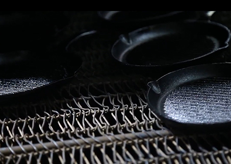 Linea di produzione di padelle per grill in ghisa KUFU