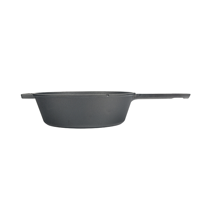 Forno olandese in ghisa doppia 2 in 1 con maniglia singola